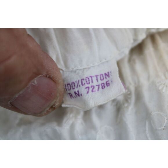 Vintage 3pc set The Mallory Allen Wardrobe Beautiful Ivory Embroidery Lace Maxi - Picture 16 of 16